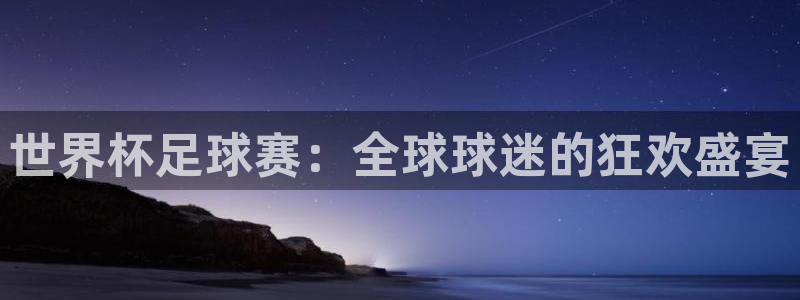  世界杯足球赛：全球球迷的狂欢盛宴