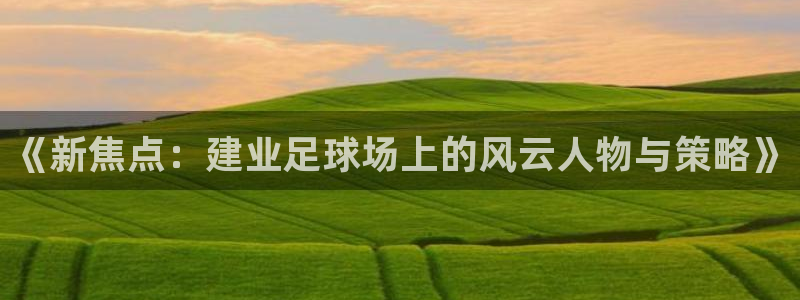 《新焦点：建业足球场上的风云人物与策